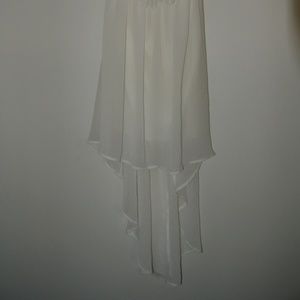 White Strapless Dress